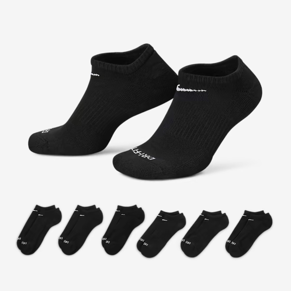 NIKE
Training No-Show Socks (6 Pairs)
Nike Everyday Plus
Cushioned - Picture 1 of 4
